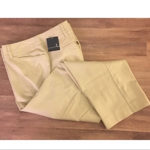 Lands’ End Cropped Chino (Size 16) NWT
